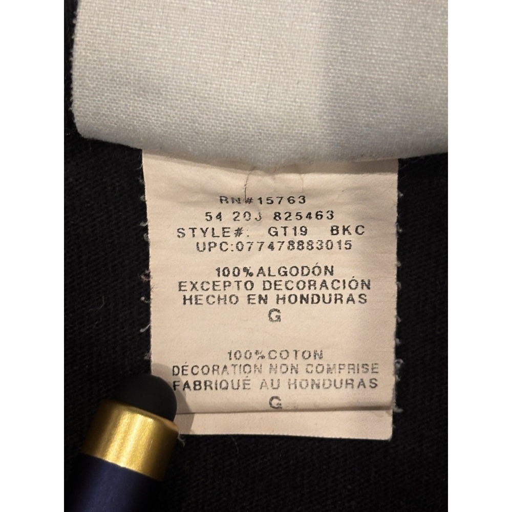 Y2K Champion Heritage Series Graphic Logo T Shirt Large Black Heavyweight Vintge - Picture 9 of 13